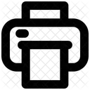 Drucken Papier Drucker Symbol