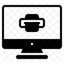 Drucken Monitor Bildschirm Symbol