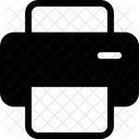 Drucker Elektronik Papier Symbol