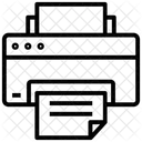 Drucker Druckmaschine Schriftsetzer Symbol