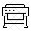 Plotter Drucker Buro Symbol