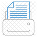 Drucker Dokument Datei Symbol