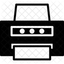 Glyphe Schwarz Symbol