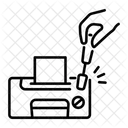 Druckerreparatur Wartung Gerat Symbol