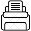 Druckmaschine Drucker Hardware Symbol