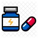 Protein Supplement Drug Icon