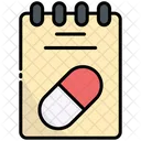 Notepad Drug Medicine Icon