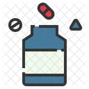 Drug Bottle Medicine Medicine Bottle Icône