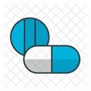 Drug Capsule And Pill  Icon