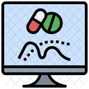 Drug Development Simulation Computer Icon