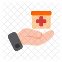 Drug Donation Medicine Cure Icon