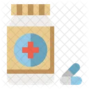 Drug Jar Pill Medicine Icon