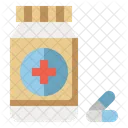 Drug Jar Pill Medicine Icône