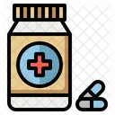 Drug Jar Pill Medicine Icône