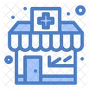 Drug Store Health Store Medical Store Icon