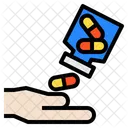 Hand Drugs Medicine Icon