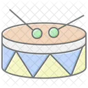Drum Lineal Color Icon Icon