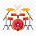 Drum Orchestra Music Icon