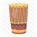 A Flat Design Of Drum Icon