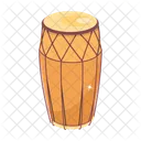 A Flat Design Of Drum Icon
