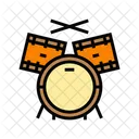 Drum Retro Music Icon