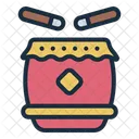 Drum Dragon Boat Festival Rhythm Icon