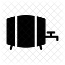 Drum Barrel Alcohole Icon