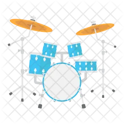 Drum kit  Icon