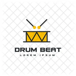 Drum Logo Logo Icon