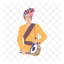 Drum Musician Drum Player Drummer Icon