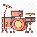Drum Set Music Song Icon