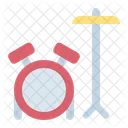 Drum Set Instrument Icon