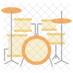 Drum Set  Icon