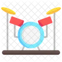 Drum Set Drum Musical Instrument Icon