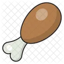 Drumstick Legpiece Chicken Icon
