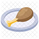 Drumstick Chicken Piece Leg Piece Icon