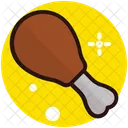 Drumstick Fried Leg Icon