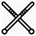 Drumsticks Band Play Icon