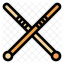 Drumsticks Band Play Icon