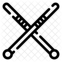 Drumsticks Band Play Icon