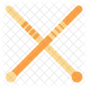 Drumsticks Band Play Icon