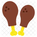 Drumsticks Chicken Legs Turkey Legs Icon