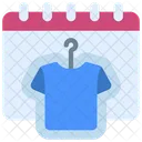 Dry Cleaning Calendar Icon