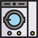 Washing Machine Dry Cleaning Service Icon