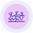 Dry Cracked Soil Dry Cracked Icon