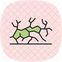 Dry Cracked Soil Dry Cracked Icon
