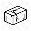 Dry Cracks Cement Icon