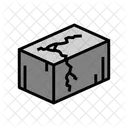 Dry Cracks Cement Icon