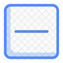 Dry Flat Machine Laundry Icon