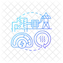 Dry-steam power plant  Icon